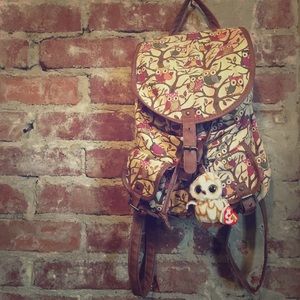 Owl Backpack & Keychain